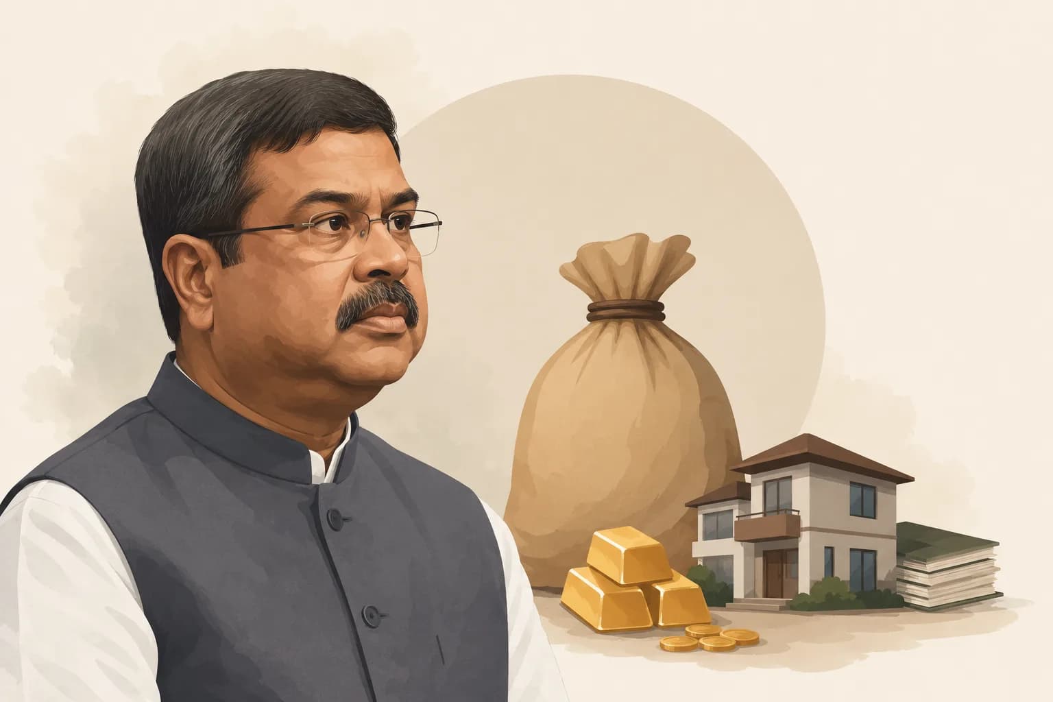 How rich is Dharmendra Pradhan? The numbers tell the story