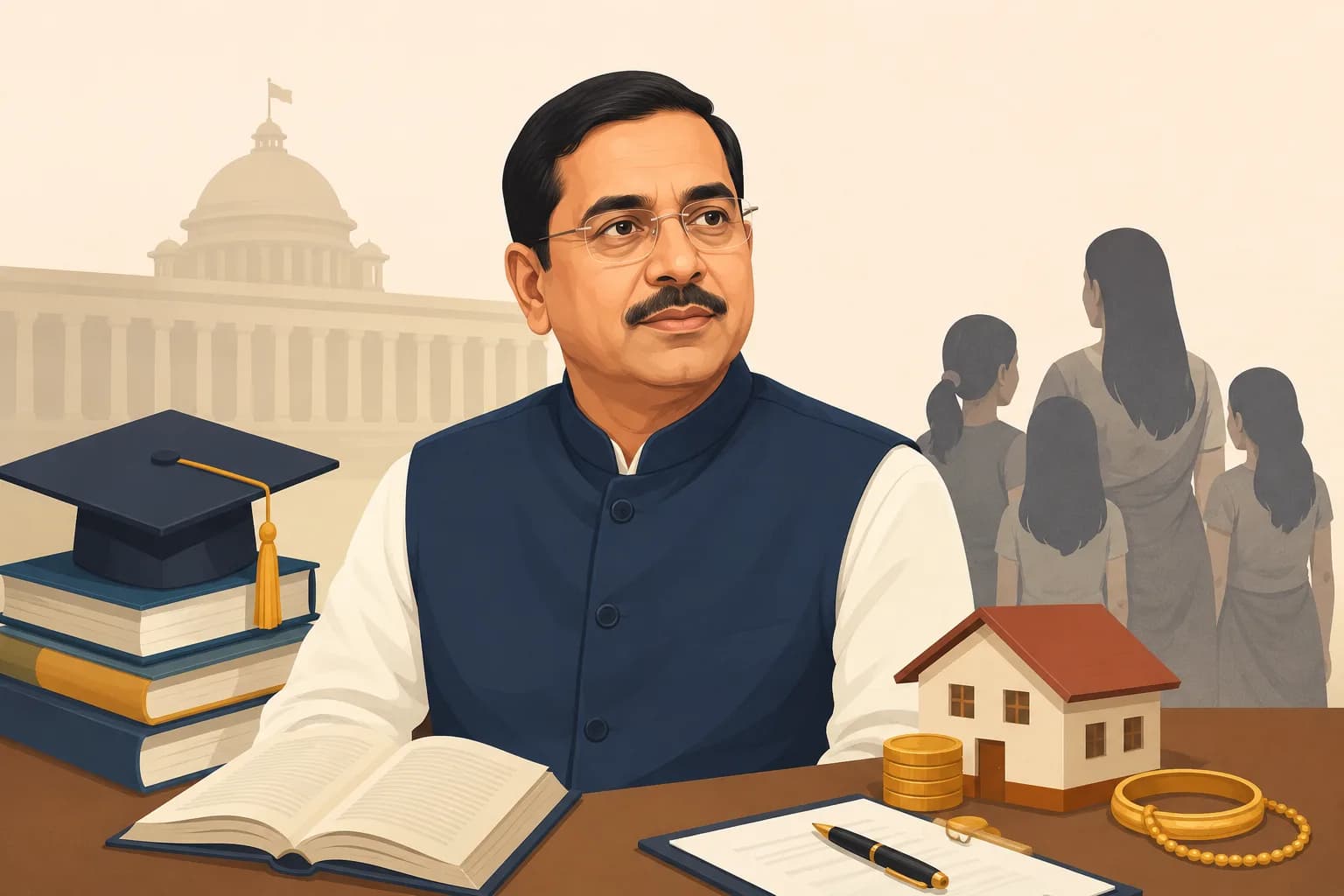 Pralhad Joshi once chose a state board school for his daughter. Now he heads Education