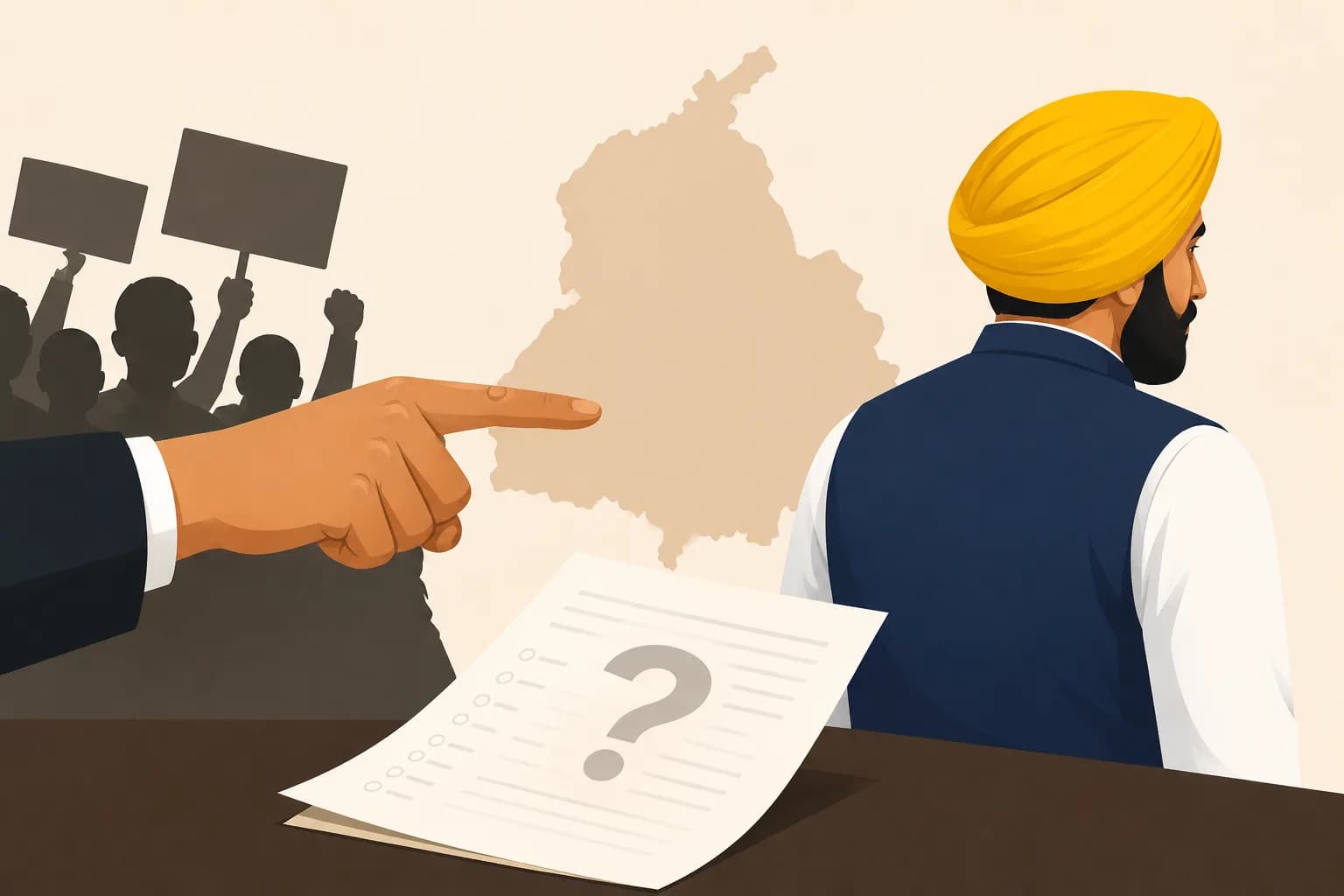 After Pradhan’s exit, BJP, Congress and SAD target AAP over Punjab paper leak claims