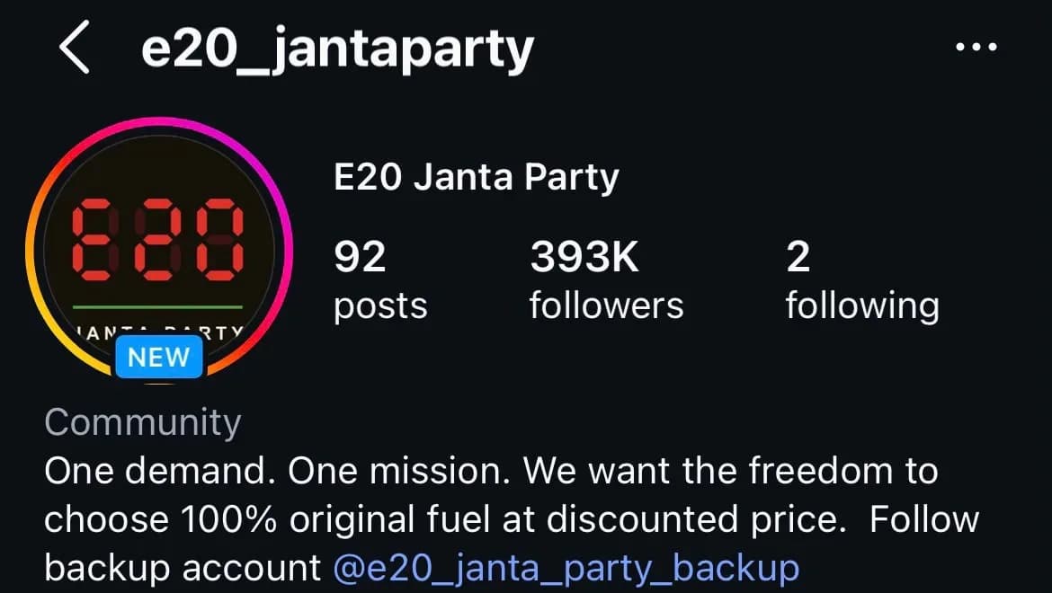 Can E20 Janta Party become India’s next big movement?